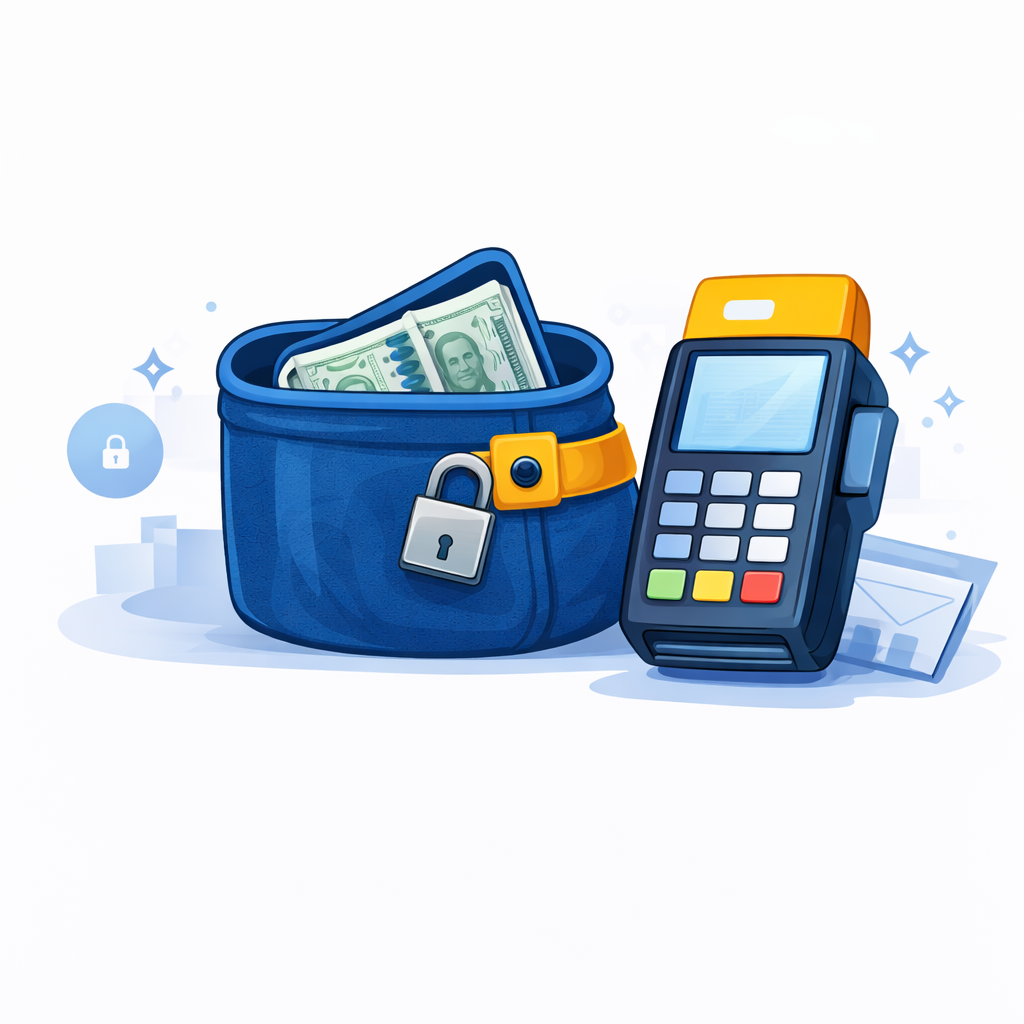Secure payment illustration